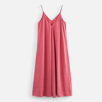 FEMUREA | Women’s Satin Maxi Dress – Backless Slip Design