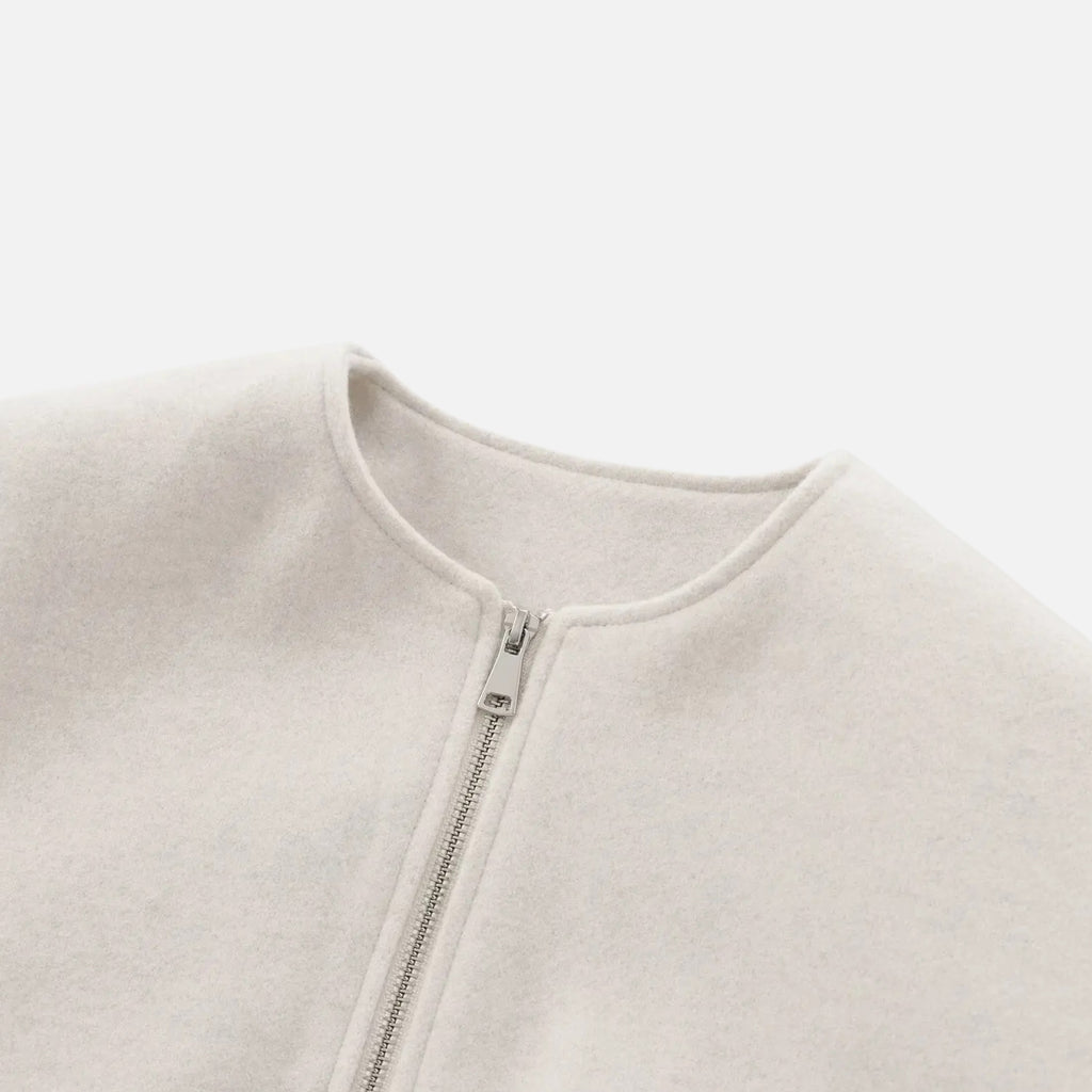 FEMUREA | Women’s Soft Jacket – Vintage Bomber Sophistication