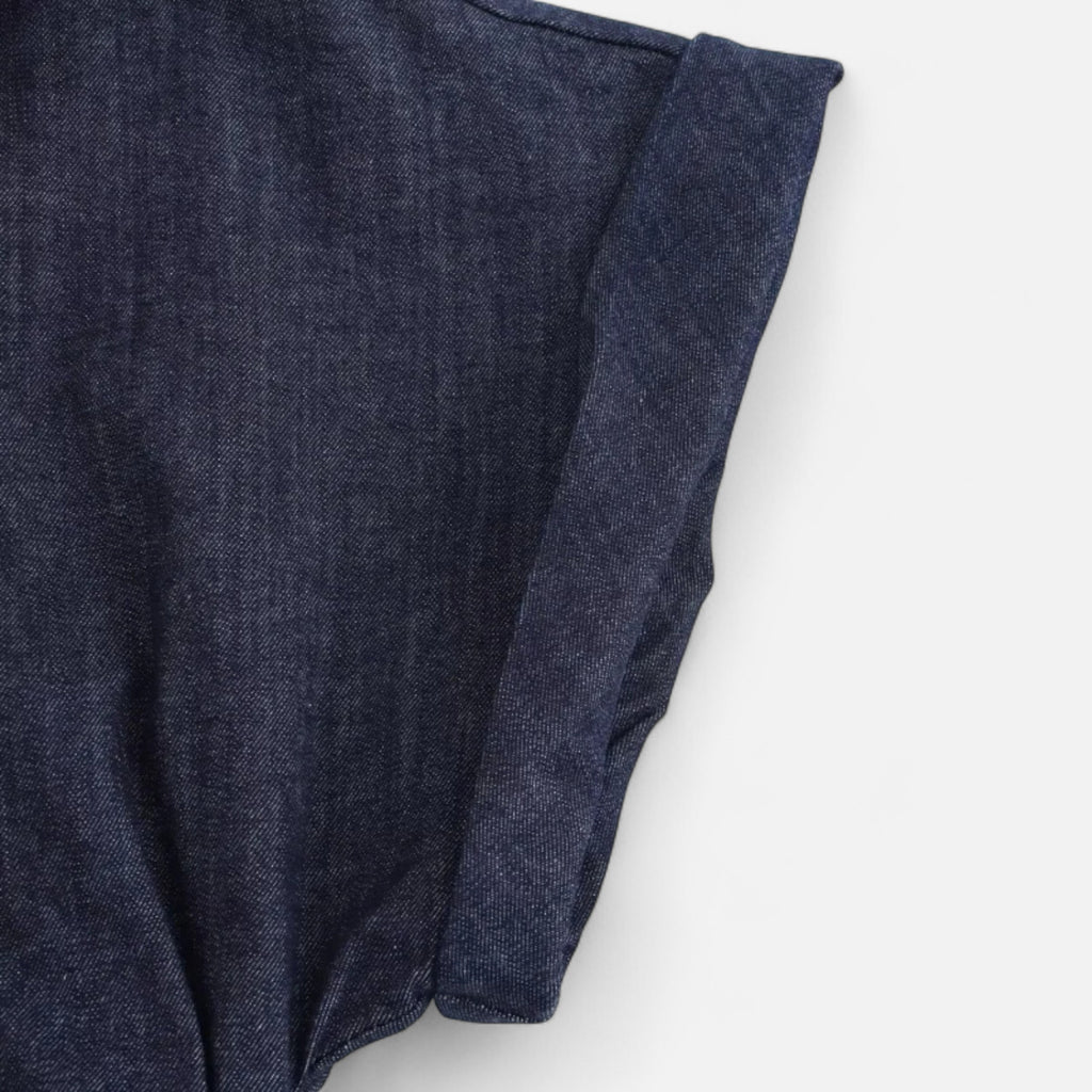 FEMUREA | Women’s Denim Midi Dress – Button-Up Tailored Fit