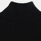 FEMUREA | Women’s Striped Turtleneck Sweater – Classic Knitwear