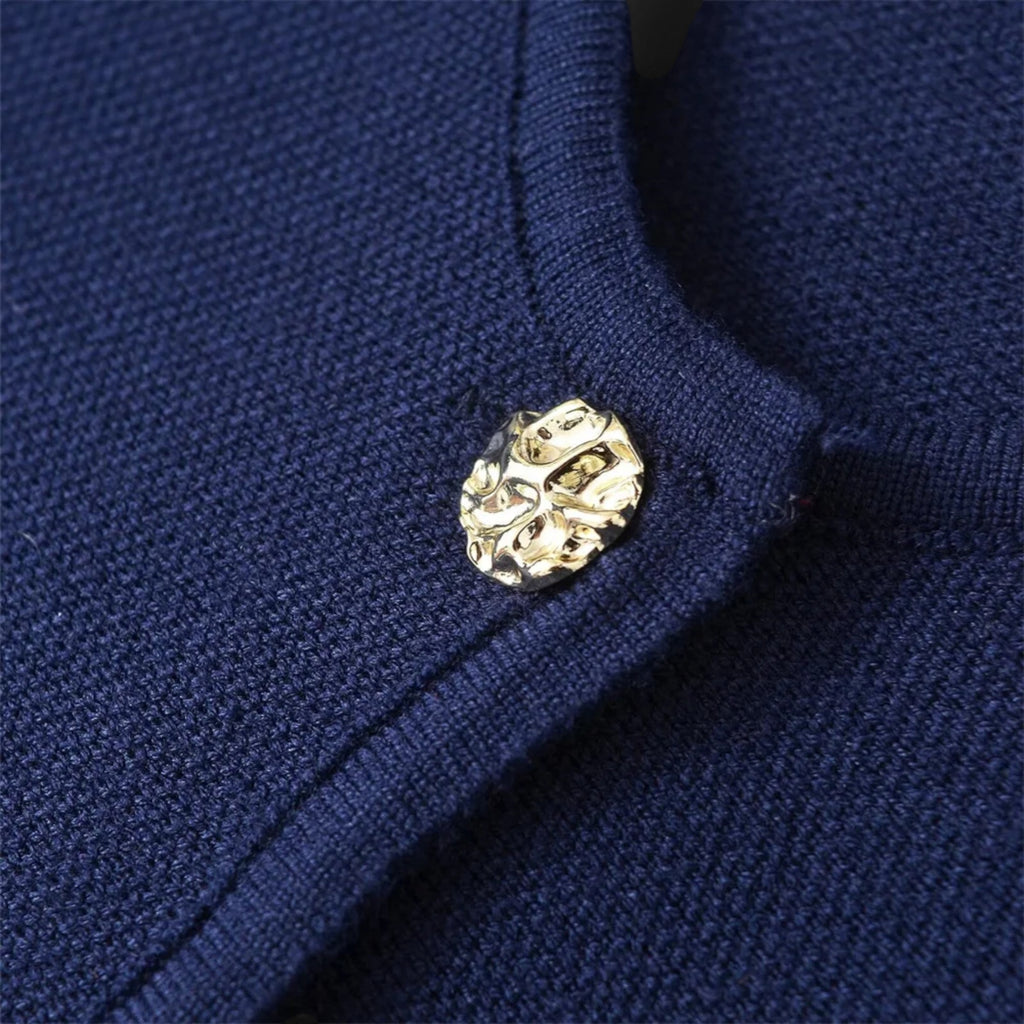 FEMUREA | Women’s Knitted Cardigan – Short Fitted Button-Up