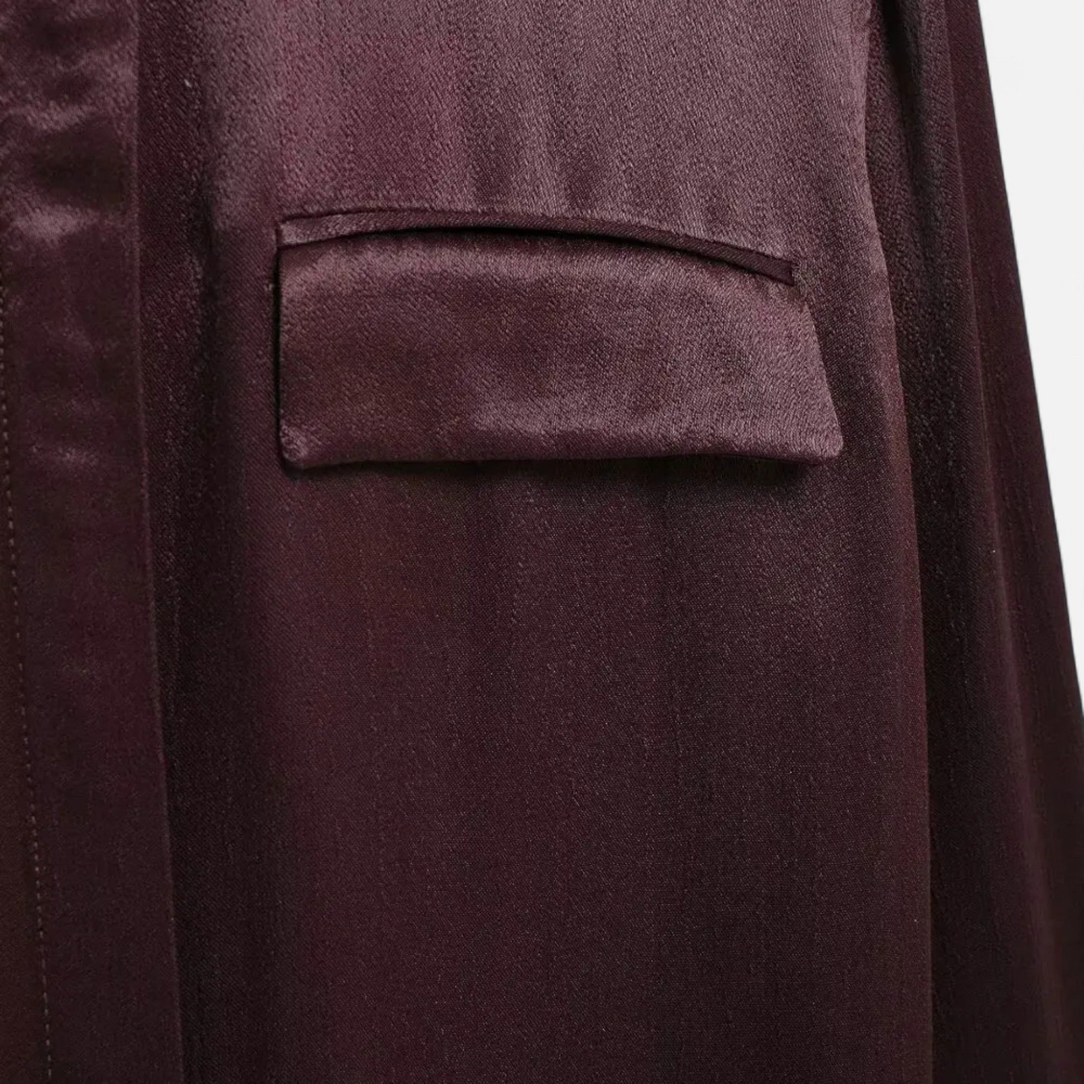 FEMUREA | Women’s Satin Blouse – Long Sleeve Button-Up