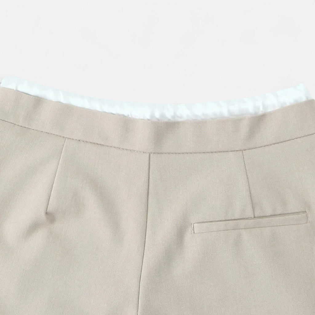 FEMUREA | Women’s Wide-Leg Trousers – High-Waist Elegant Design