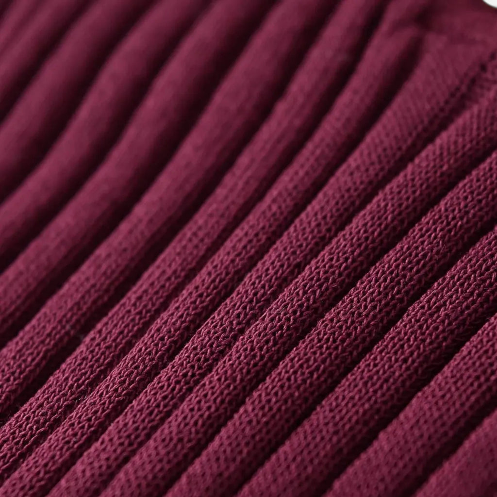 FEMUREA | Women’s Ribbed Knit Jumper – Slim Fit Polo Design