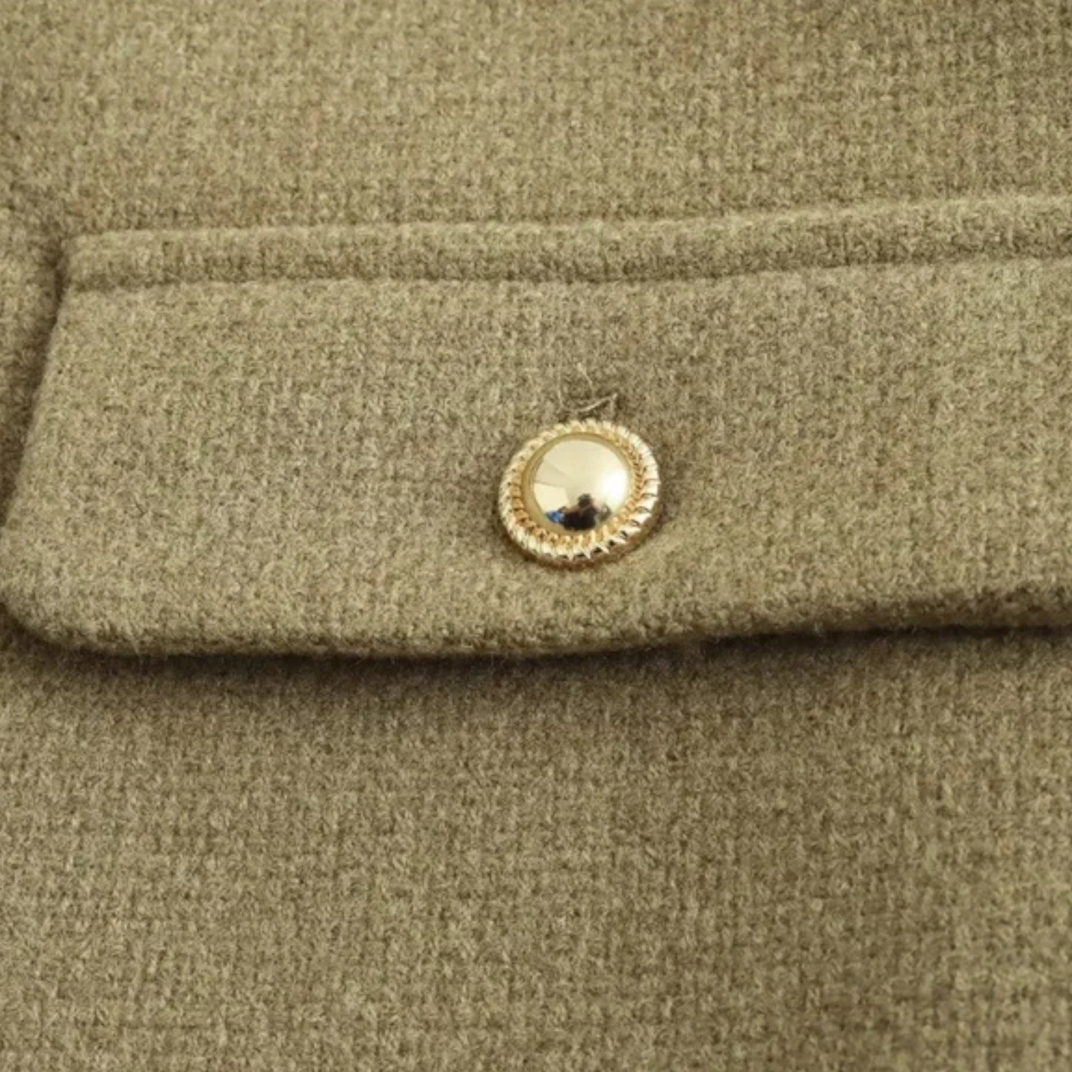 FEMUREA | Women’s Cropped Tweed Jacket – Vintage Refined Elegance