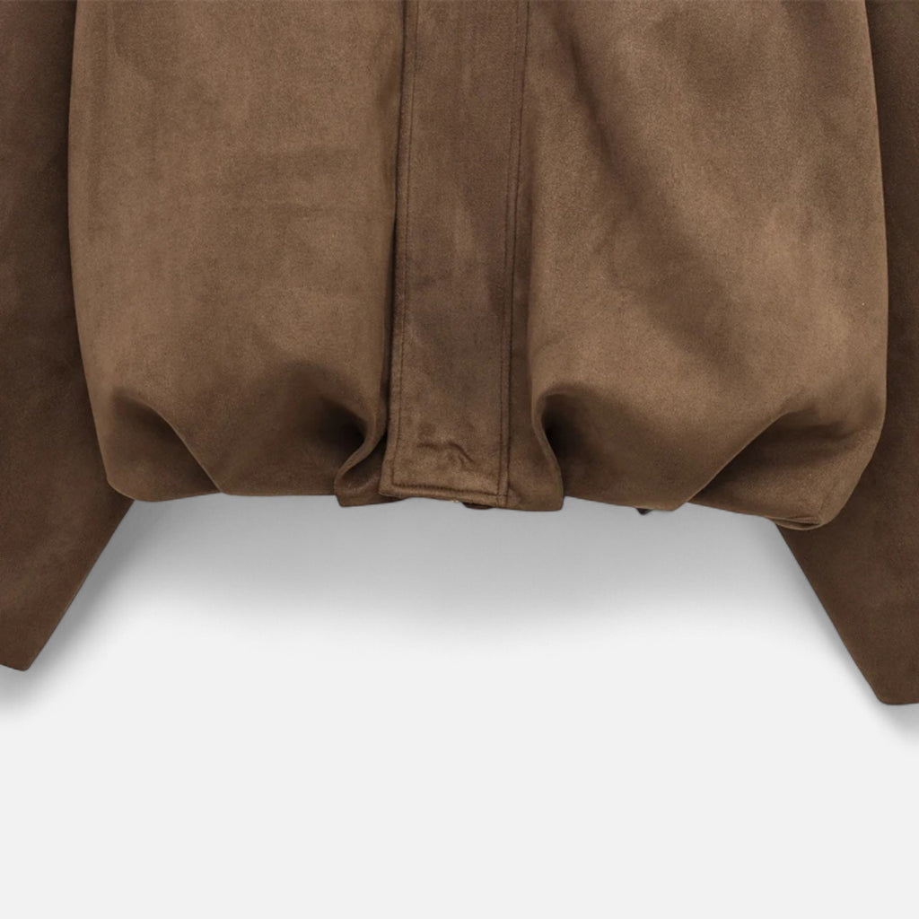 FEMUREA | Women’s Suede Jacket – Vintage Bomber Elegance