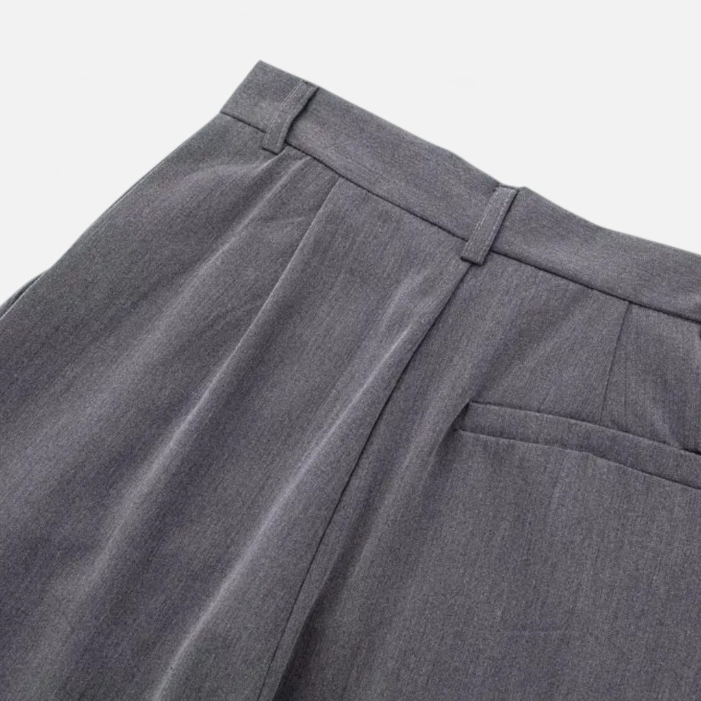 FEMUREA | Women’s Wide-Leg Trousers – Vintage High-Waisted Elegance