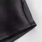 FEMUREA | Off-Shoulder Satin Ruched Dress – Timeless Allure