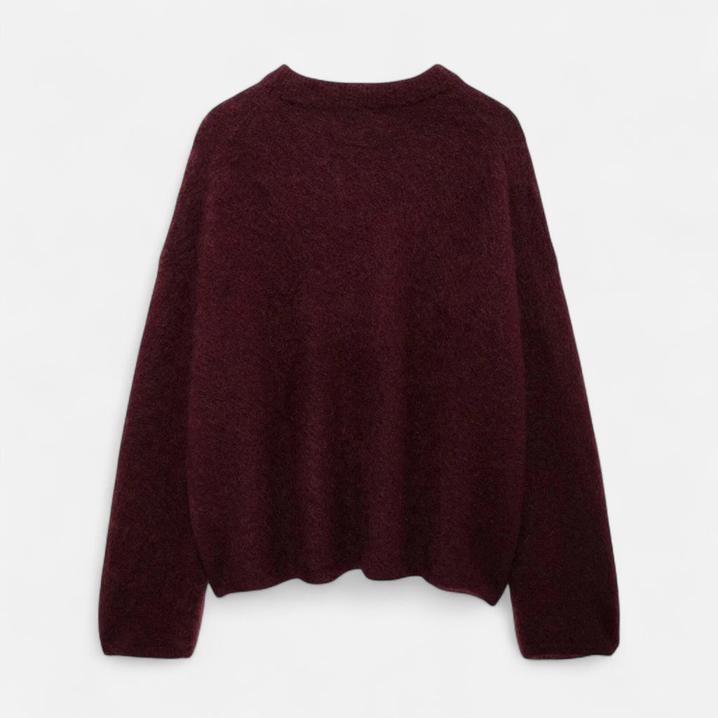 FEMUREA | Women’s Knitted Jumper – Round Neck Timeless Elegance