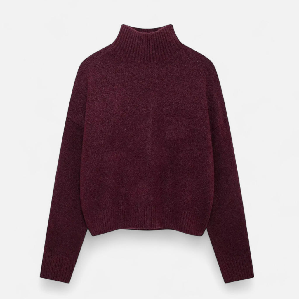FEMUREA | Women’s Loose Turtleneck Sweater – Timeless Sophistication