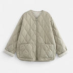 FEMUREA | Women’s Vintage Jacket – Curled Edge Elegance