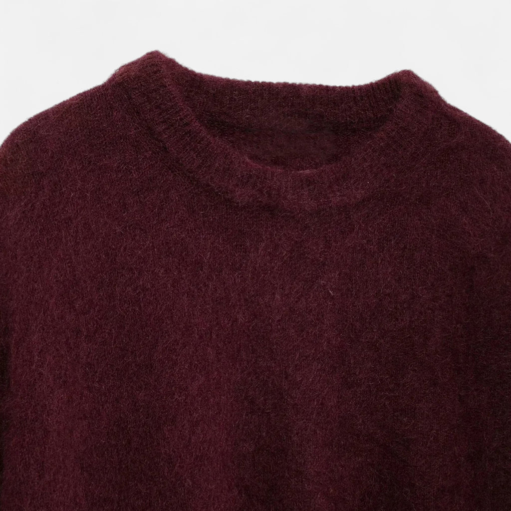 FEMUREA | Women’s Knitted Jumper – Round Neck Timeless Elegance