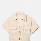 FEMUREA | Women’s Denim Midi Dress – Button-Up Tailored Fit