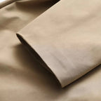 FEMUREA | Women’s Long Trench Coat – Retro Single-Breasted Elegance