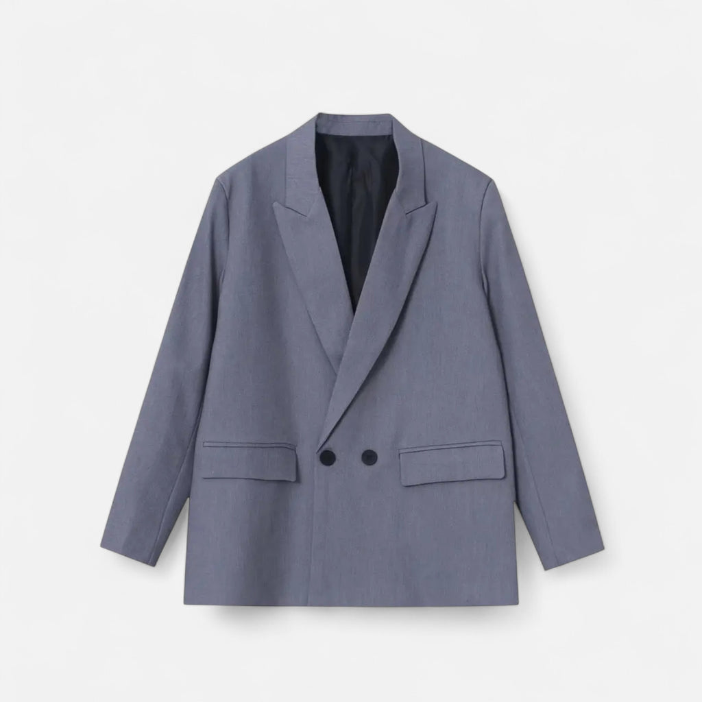 FEMUREA | Women’s Loose Blazer – Notched Collar Heritage Style