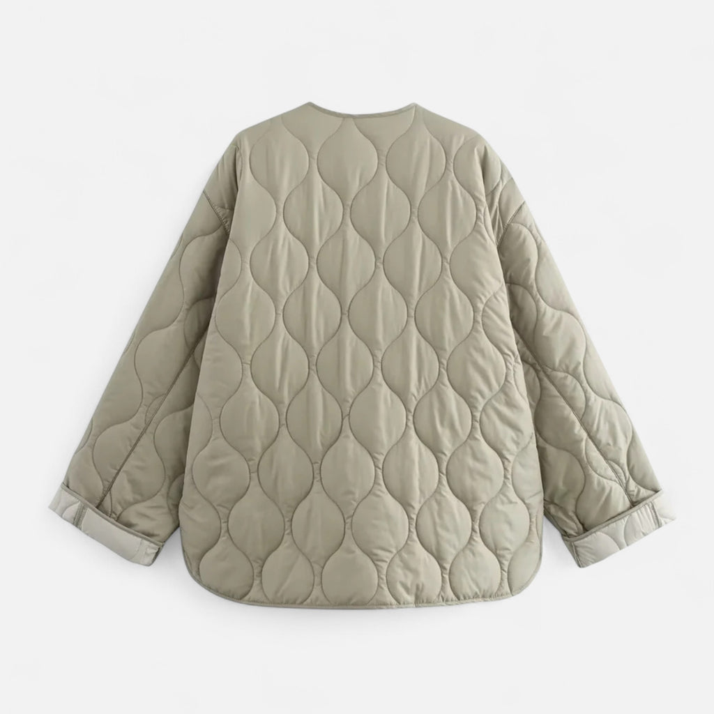 FEMUREA | Women’s Vintage Jacket – Curled Edge Elegance