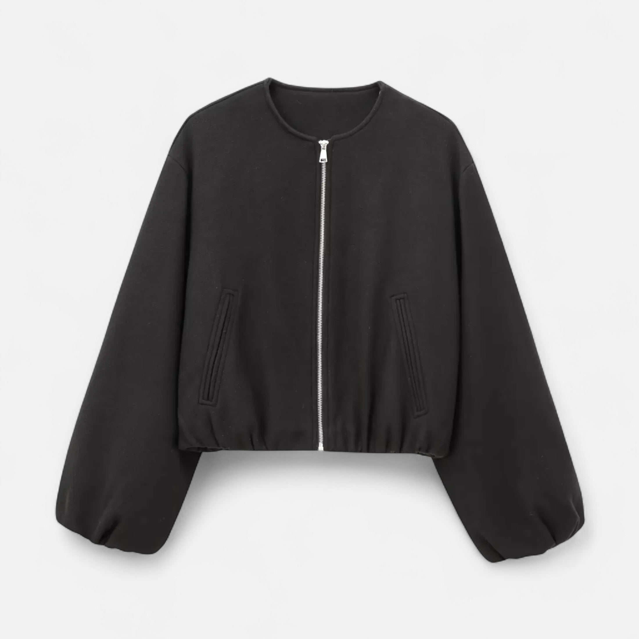 FEMUREA | Women’s Soft Jacket – Vintage Bomber Sophistication