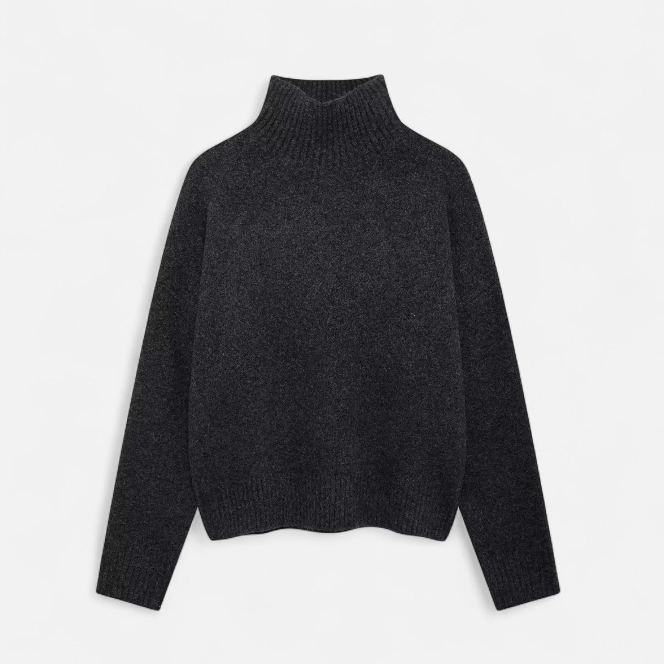 FEMUREA | Women’s Loose Turtleneck Sweater – Timeless Sophistication
