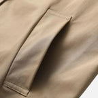 FEMUREA | Women’s Long Trench Coat – Retro Single-Breasted Elegance