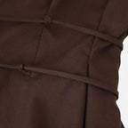 FEMUREA | Women’s V-Neck Midi Dress – Draped Wrap Silhouette