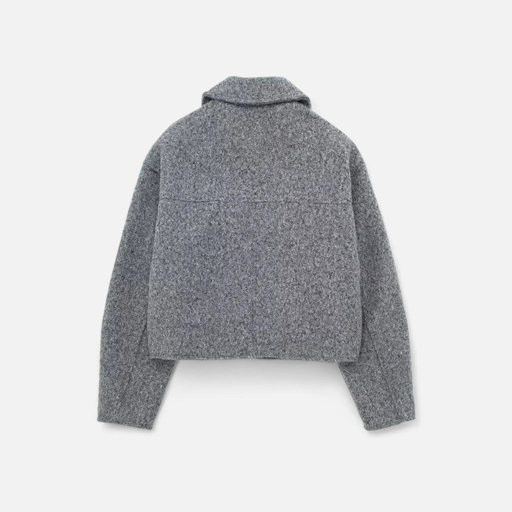 FEMUREA | Women’s Vintage Jacket – Zipped Elegance with Pockets