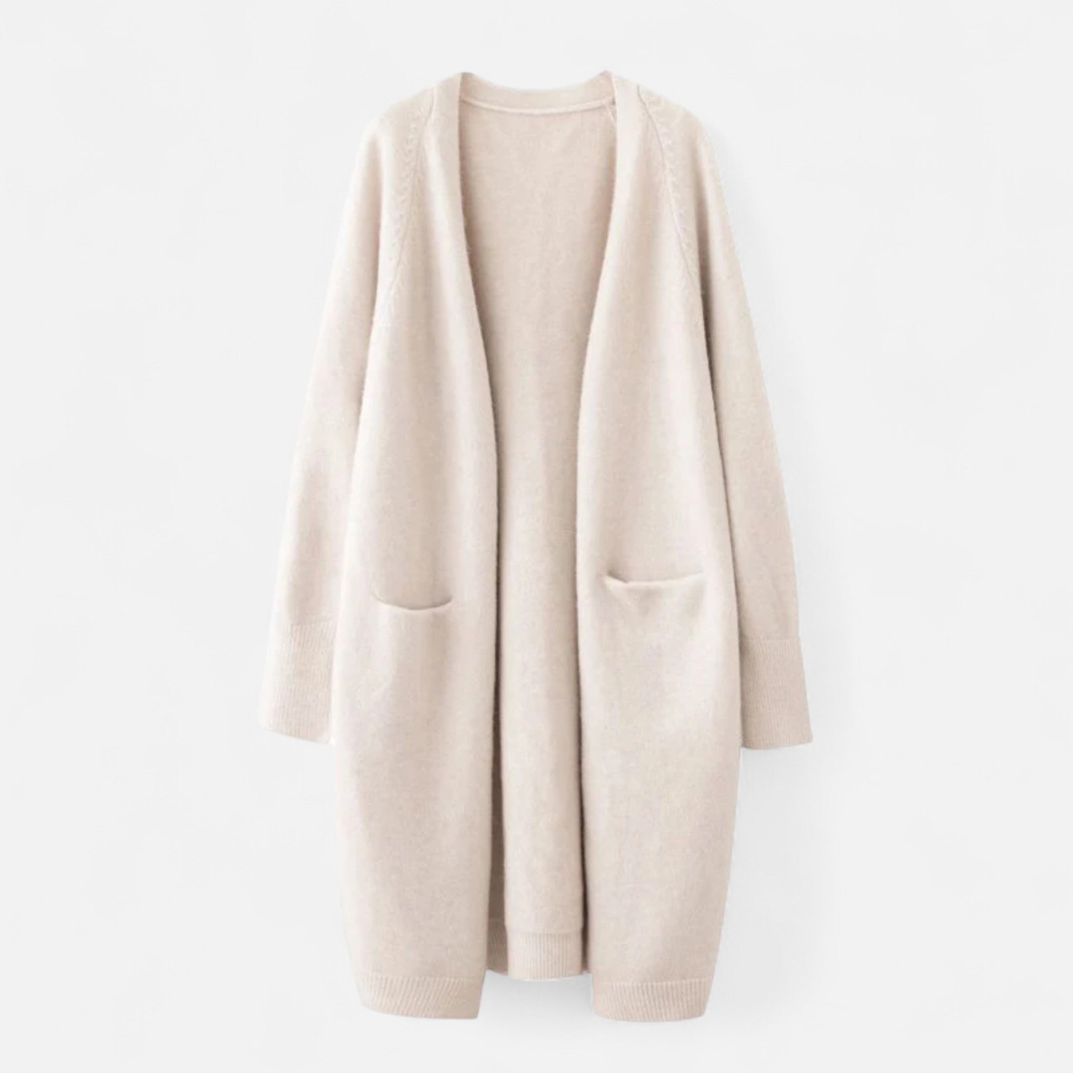 FEMUREA | Women’s Long Knit Cardigan – Classic Layering Piece