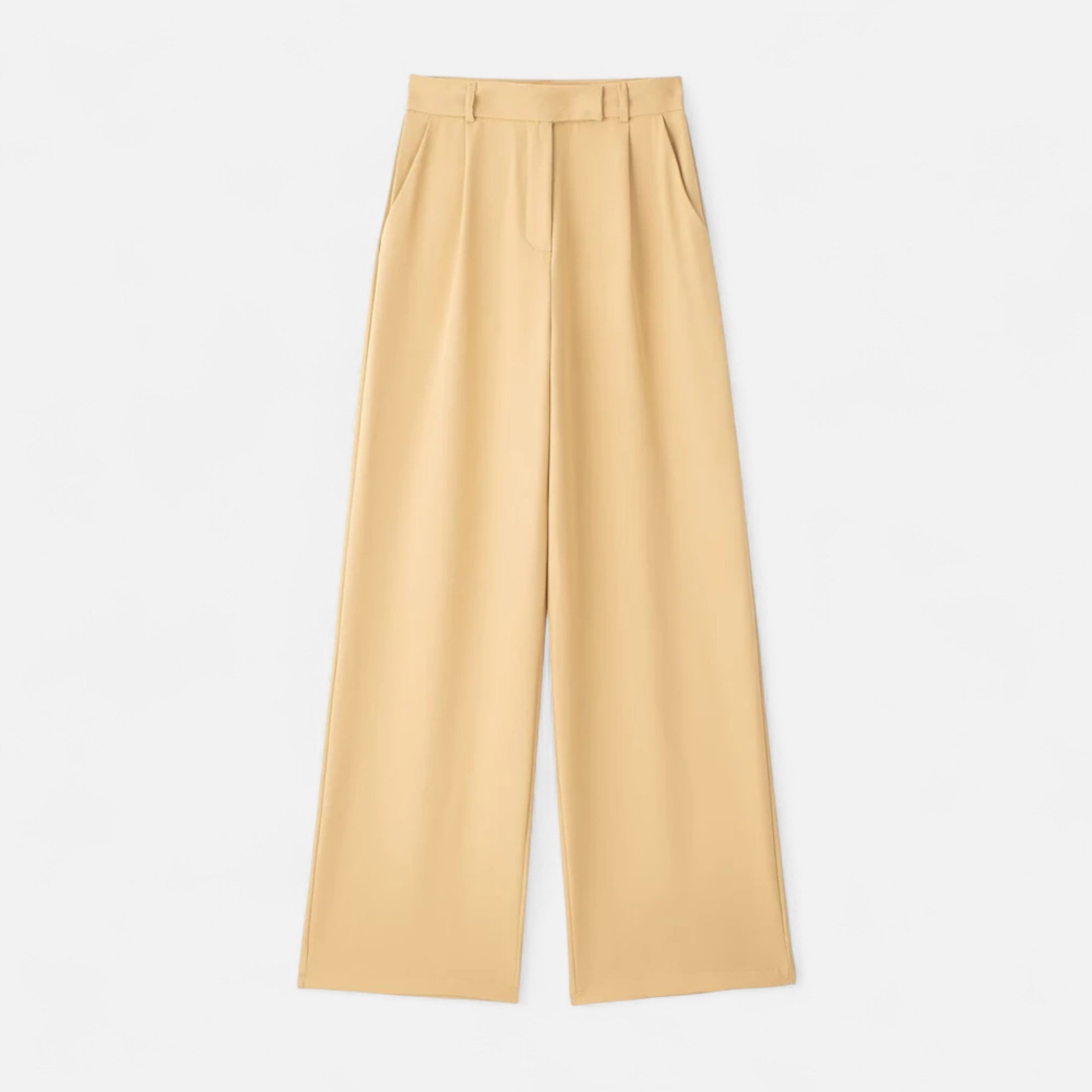 FEMUREA | Women’s Wide-Leg Trousers – Vintage High-Waisted Elegance