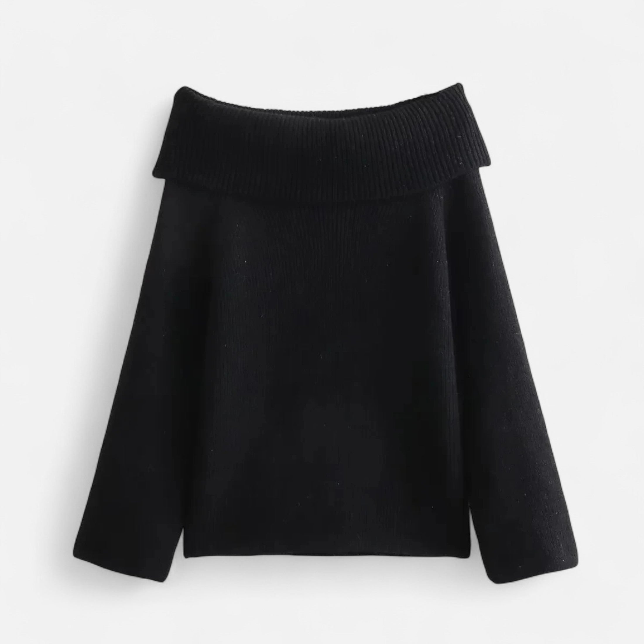 FEMUREA | Women’s Off-Shoulder Jumper – Elegant Knitted Design