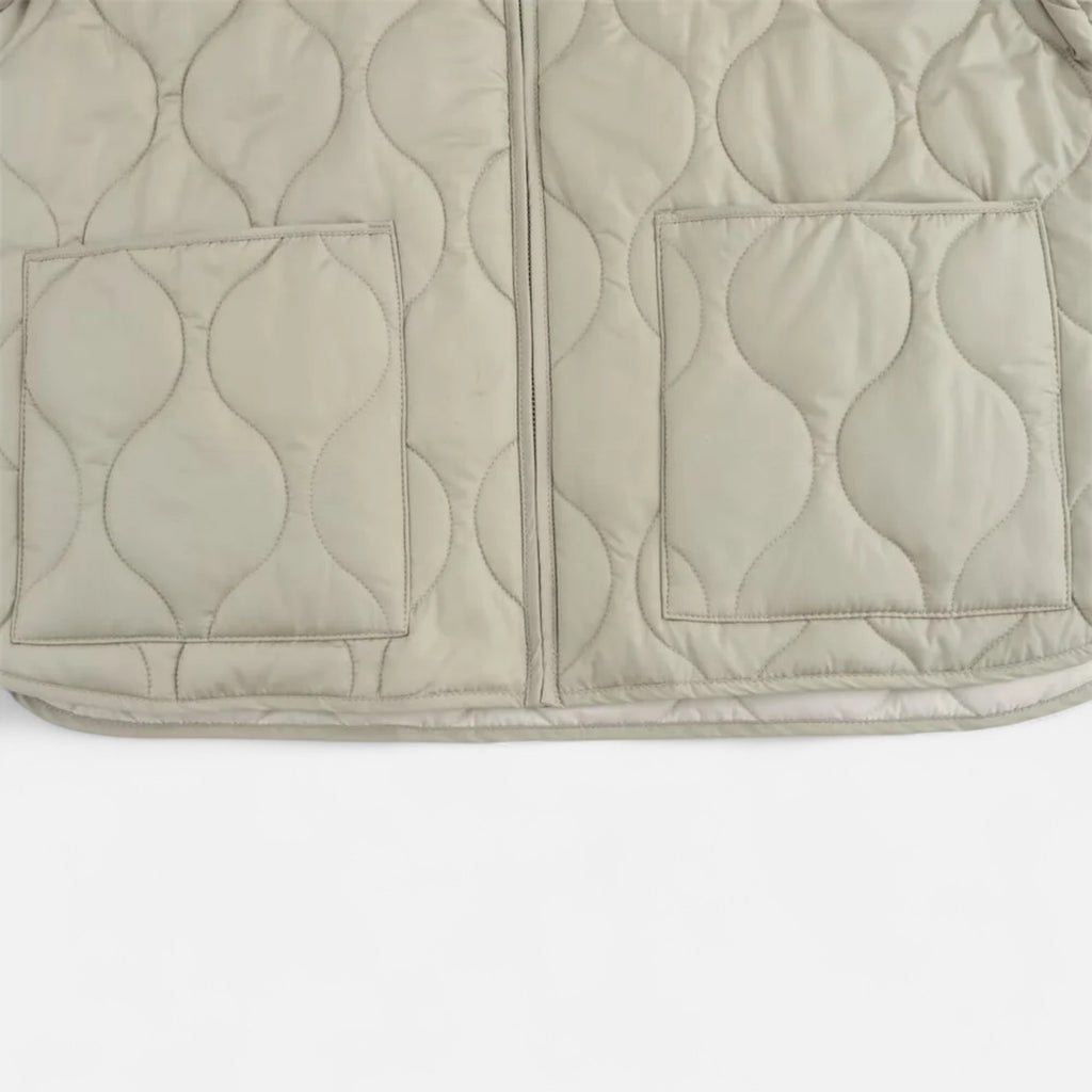 FEMUREA | Women’s Vintage Jacket – Curled Edge Elegance