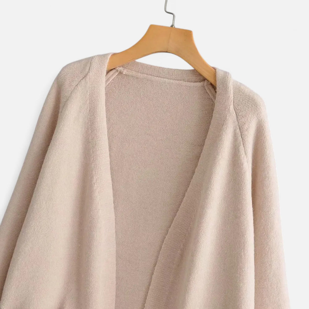 FEMUREA | Women’s Long Knit Cardigan – Classic Layering Piece
