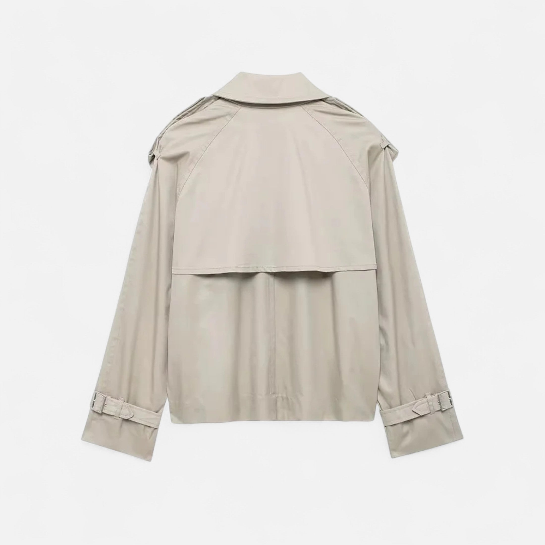 FEMUREA | Women’s Cropped Jacket – Double-Breasted Elegance