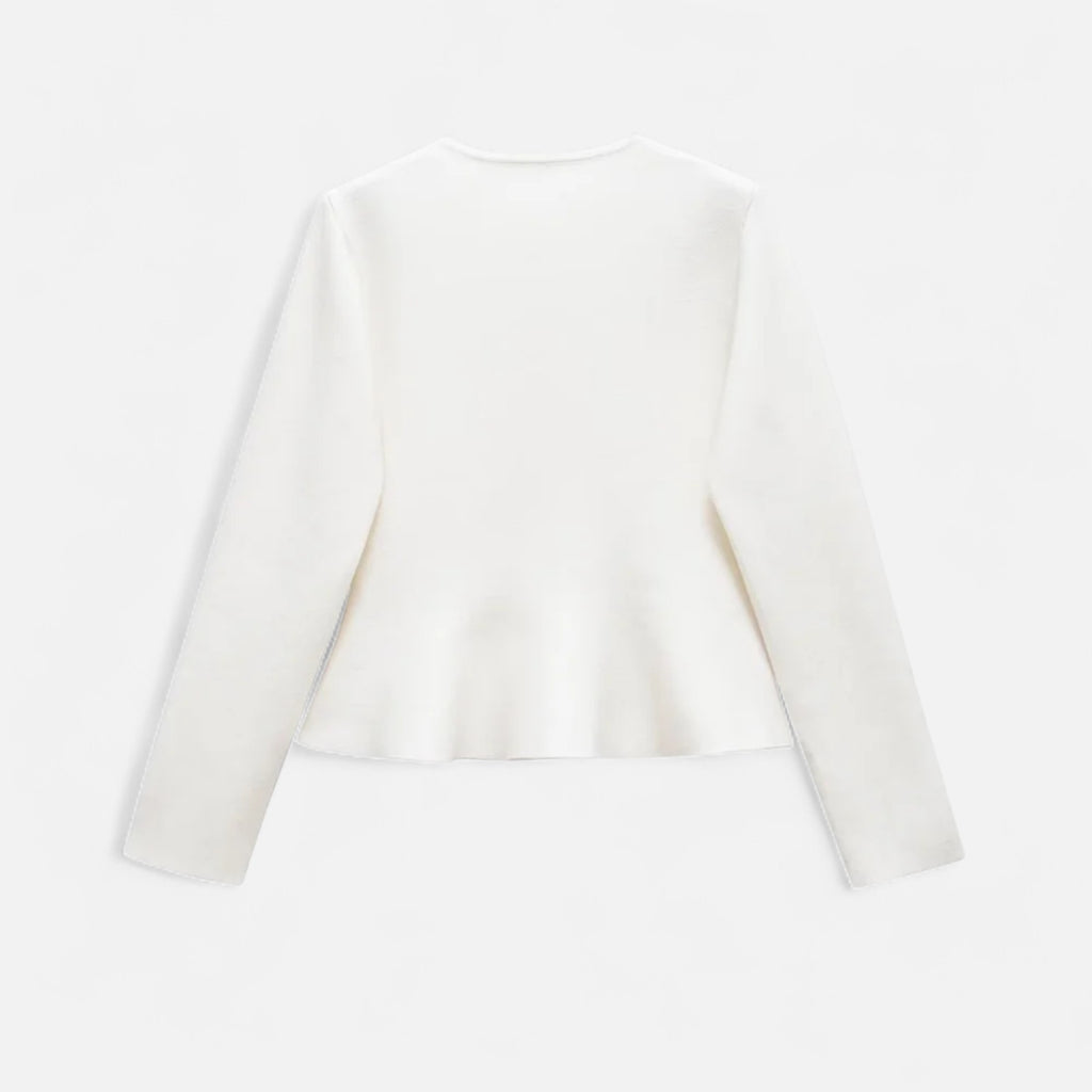 FEMUREA | Women’s Knitted Cardigan – Short Fitted Button-Up