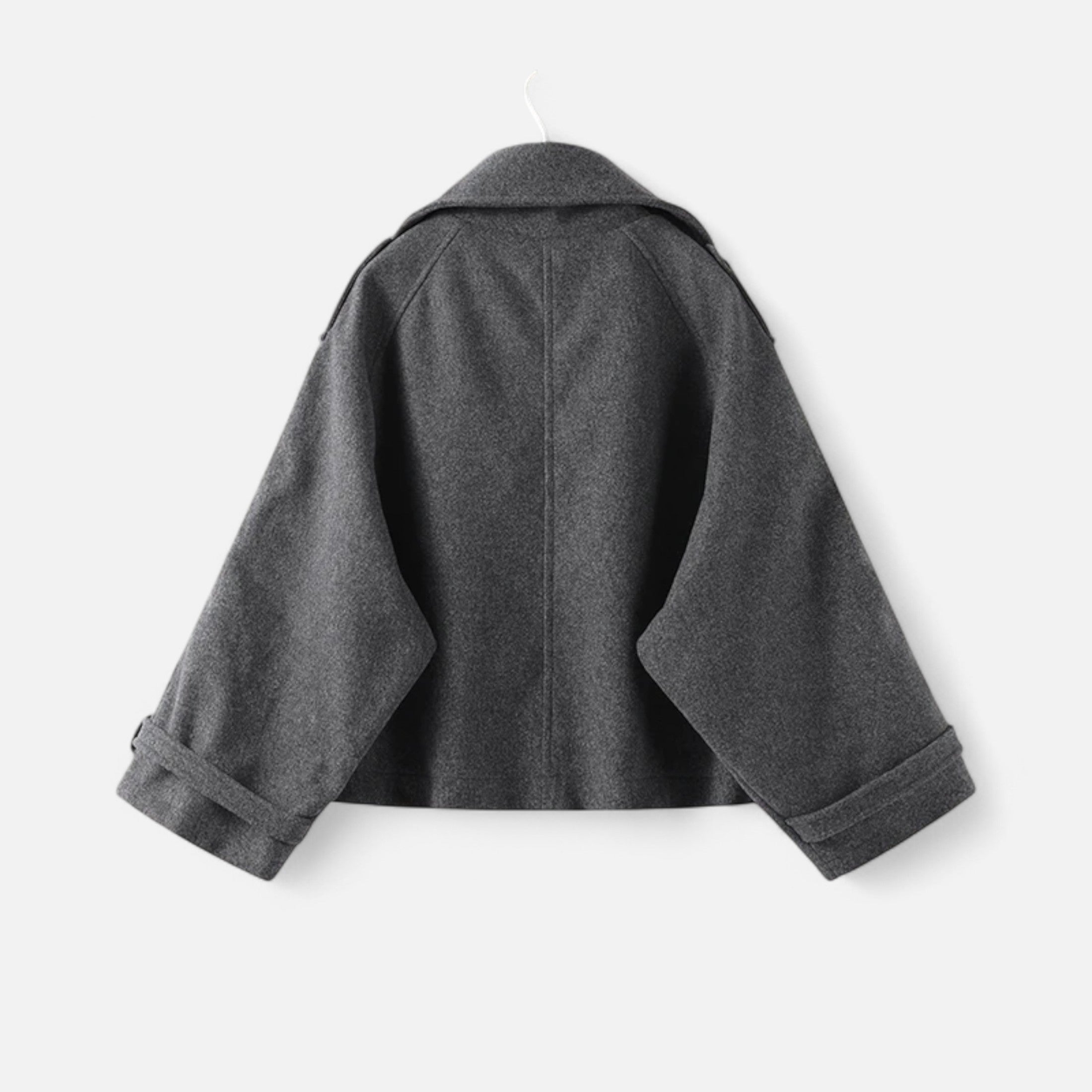 FEMUREA | Women’s Wool Jacket – Stand-Collar Timeless Elegance