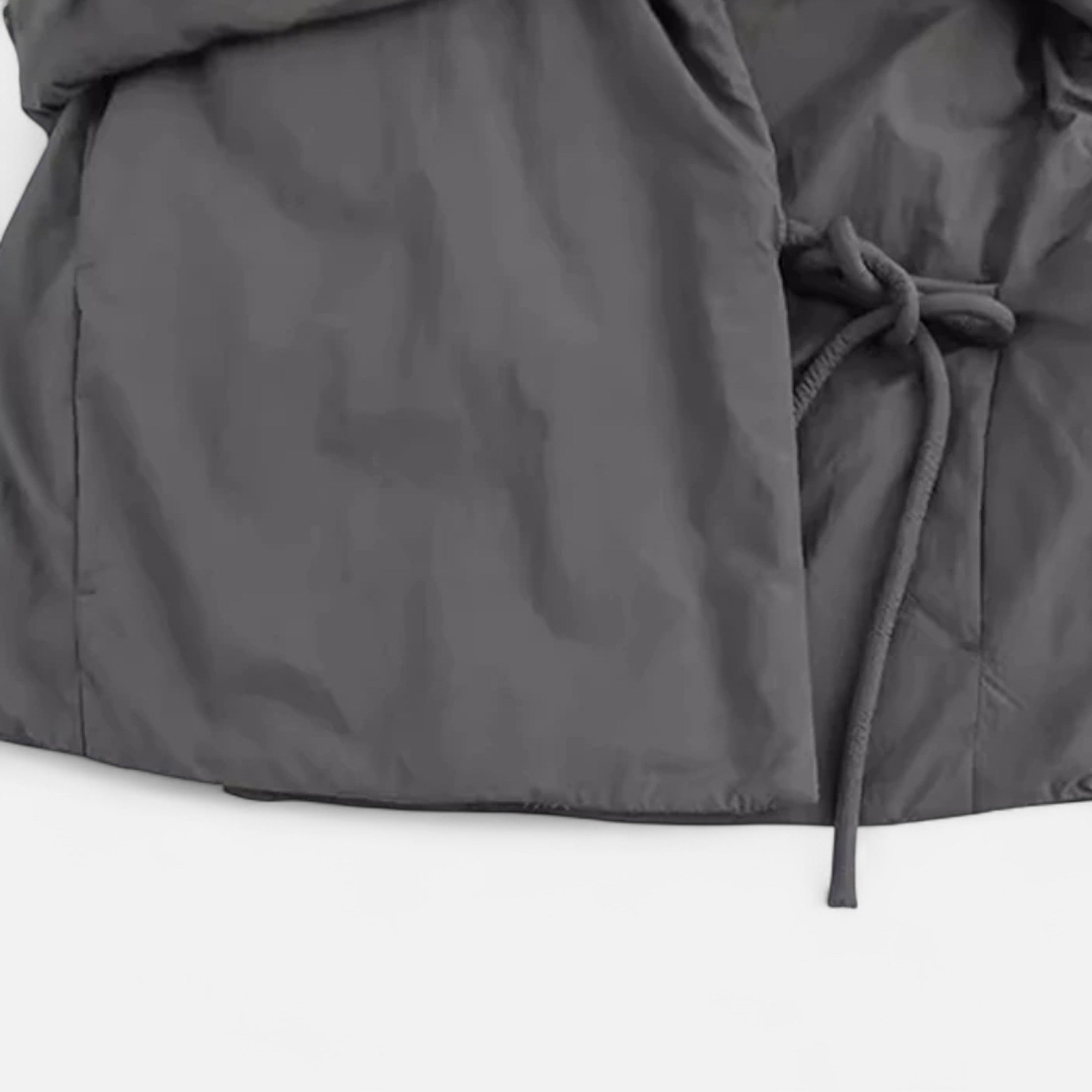 FEMUREA | Women’s Wrap Puffer Jacket – Quilted Tie-Waist Design