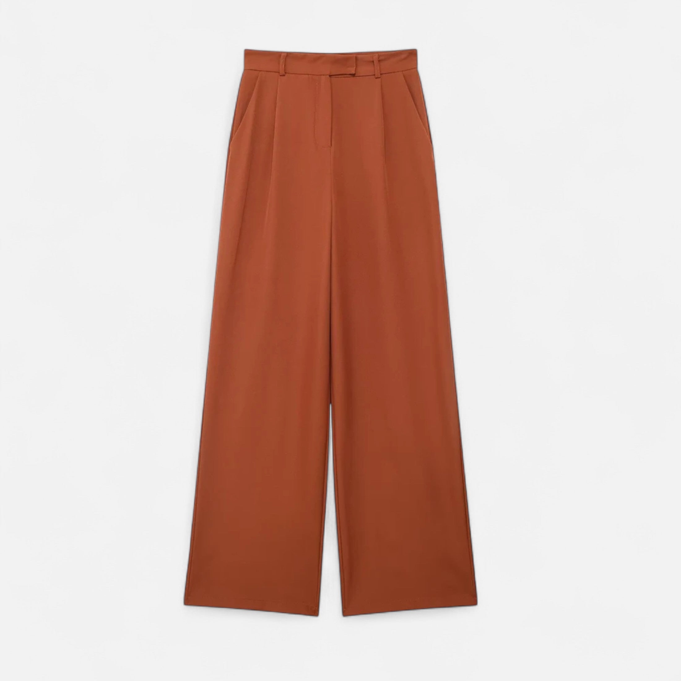 FEMUREA | Women’s Wide-Leg Trousers – Vintage High-Waisted Elegance