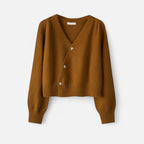 FEMUREA | Women’s V-Neck Knitted Cardigan – Timeless Elegance