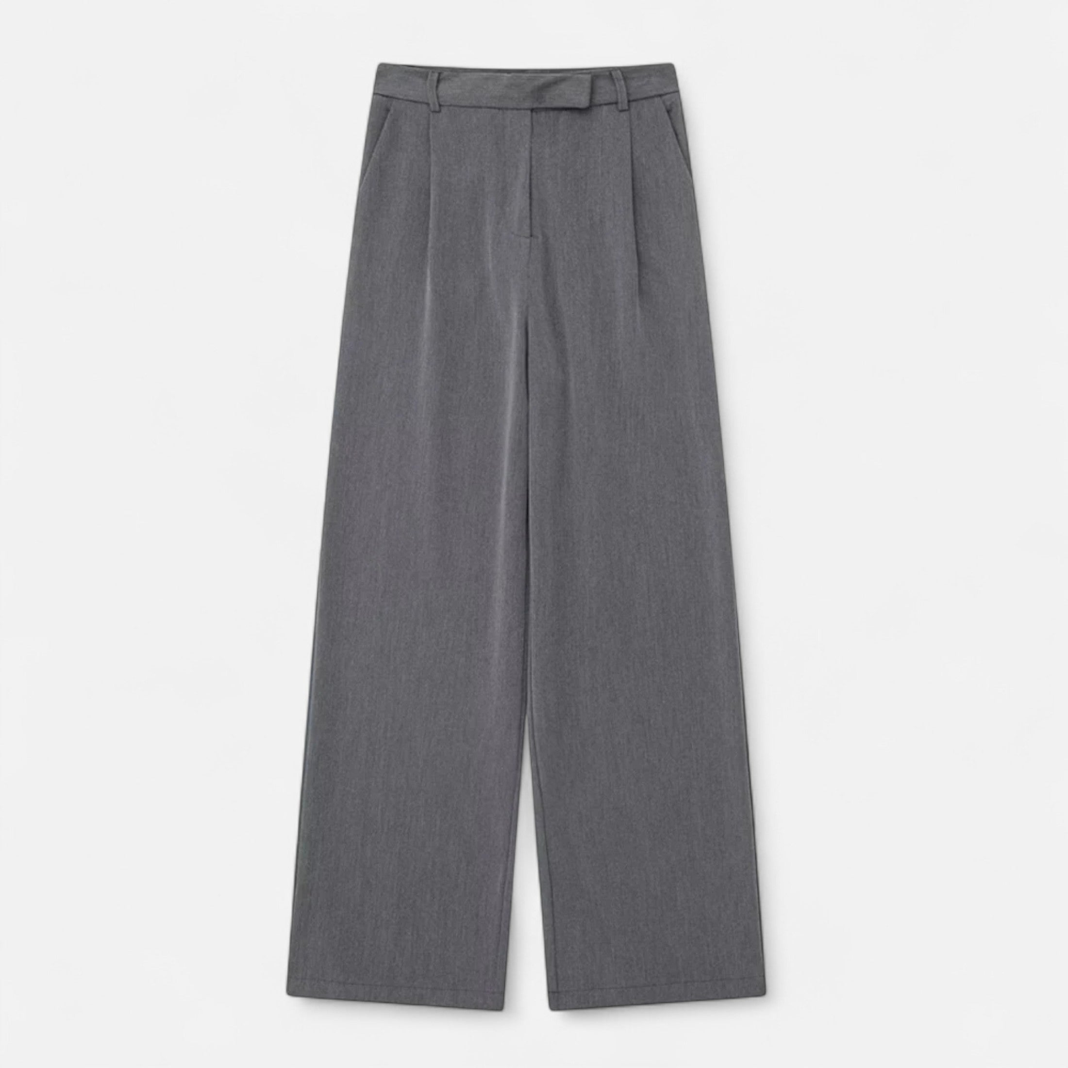 FEMUREA | Women’s Wide-Leg Trousers – Vintage High-Waisted Elegance