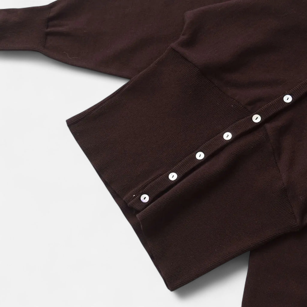 FEMUREA | Women’s Knit Cardigan – Classic V-Neck Design