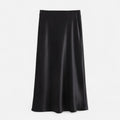 Femurea | Women’s Satin Midi Skirt – High-Waist Silky Finish
