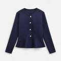 Femurea | Women’s Knitted Cardigan – Short Fitted Button-Up