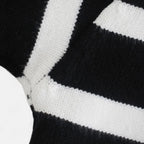 FEMUREA | Women’s Striped Turtleneck Sweater – Classic Knitwear