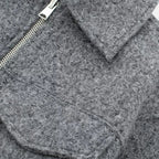 FEMUREA | Women’s Vintage Jacket – Zipped Elegance with Pockets