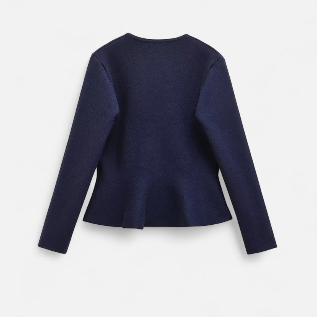 FEMUREA | Women’s Knitted Cardigan – Short Fitted Button-Up