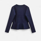 FEMUREA | Women’s Knitted Cardigan – Short Fitted Button-Up