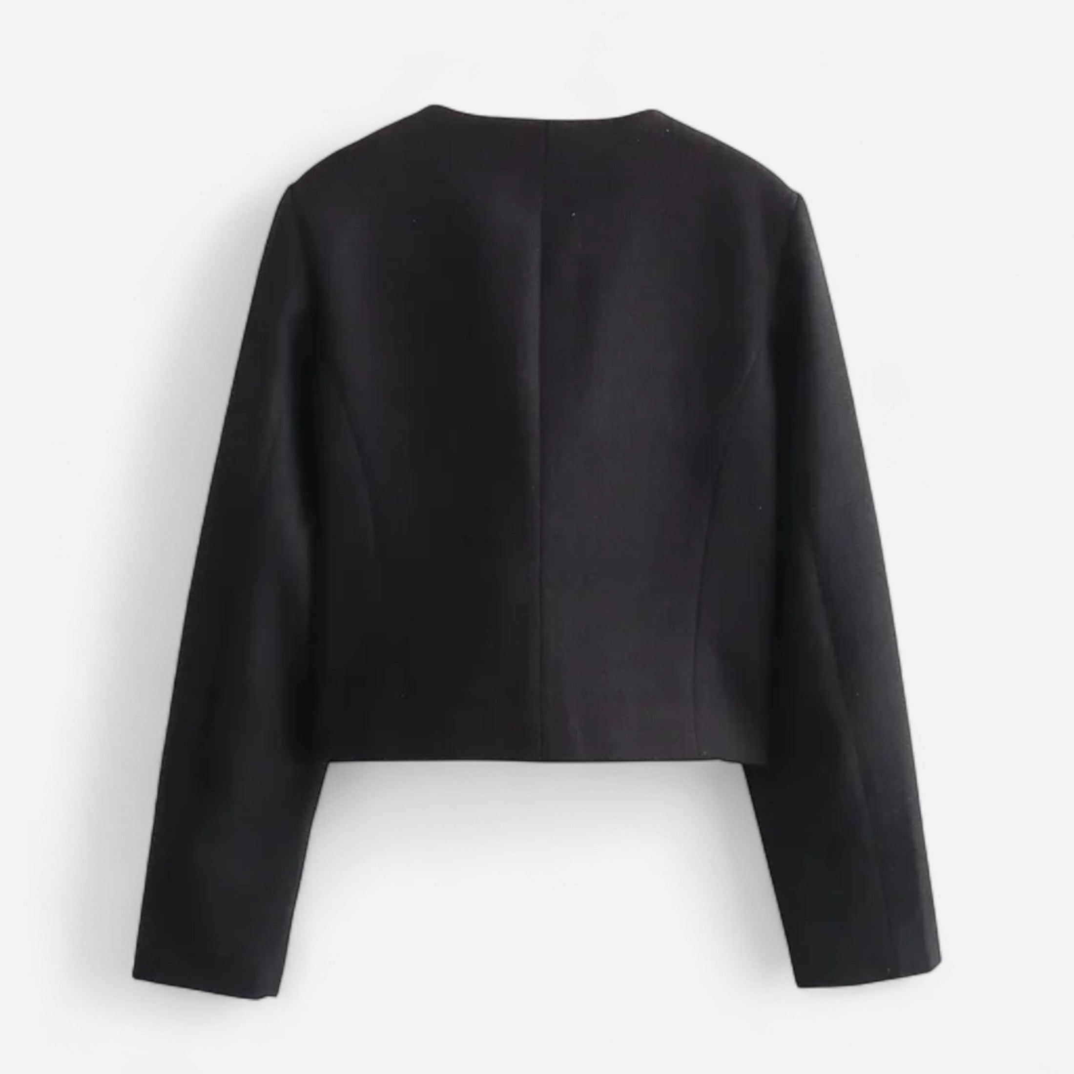 FEMUREA | Women’s Cropped Tweed Jacket – Vintage Refined Elegance