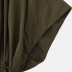 FEMUREA | Women’s V-Neck Midi Dress – Draped Wrap Silhouette