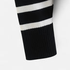 FEMUREA | Women’s Striped Turtleneck Sweater – Classic Knitwear