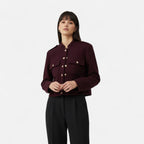 FEMUREA | Women’s Woollen Jacket – Refined Tweed Heritage Style