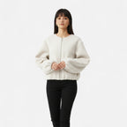 FEMUREA | Women’s Soft Jacket – Vintage Bomber Sophistication