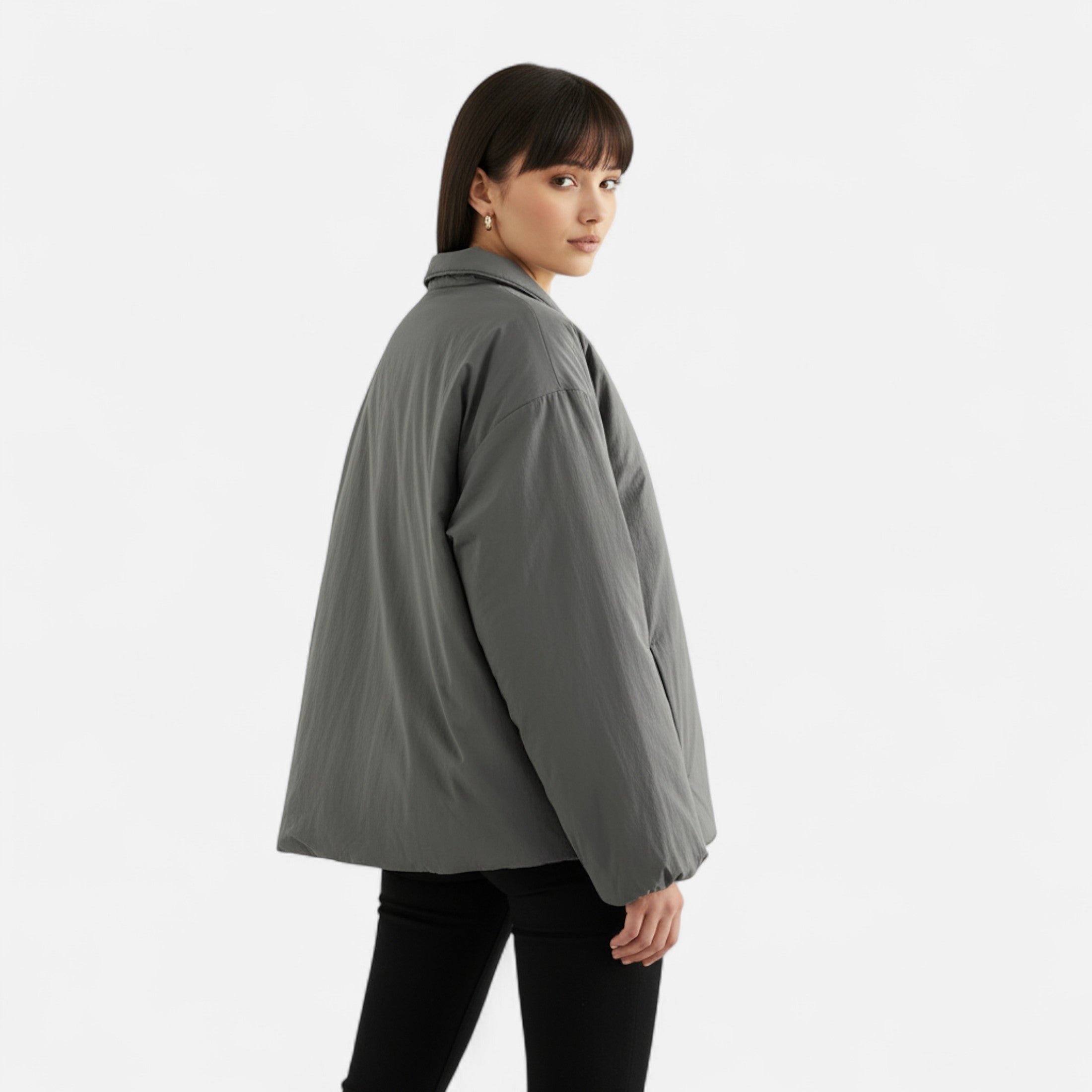 FEMUREA | Women’s Wrap Puffer Jacket – Quilted Tie-Waist Design